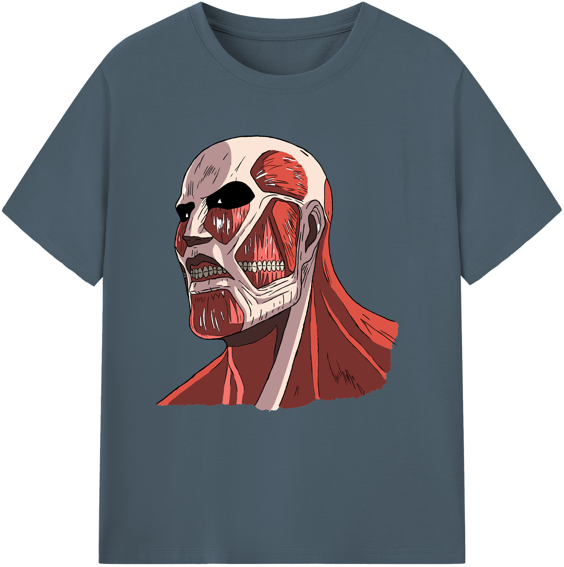 （画像用） 進撃の巨人 Attack on Titan 綿100％半袖Tシャツ（フロントプリント）